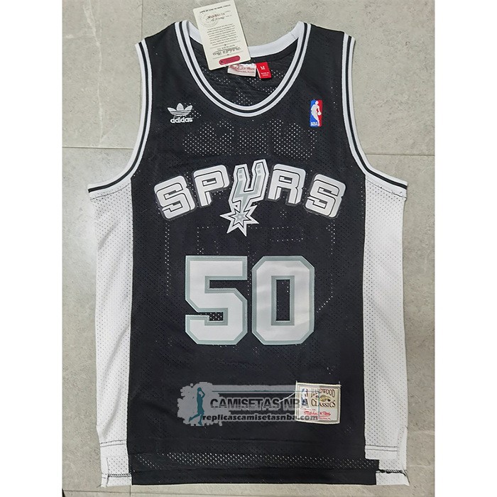 Camiseta San Antonio Spurs David Robinson Mitchell & Ness Negro